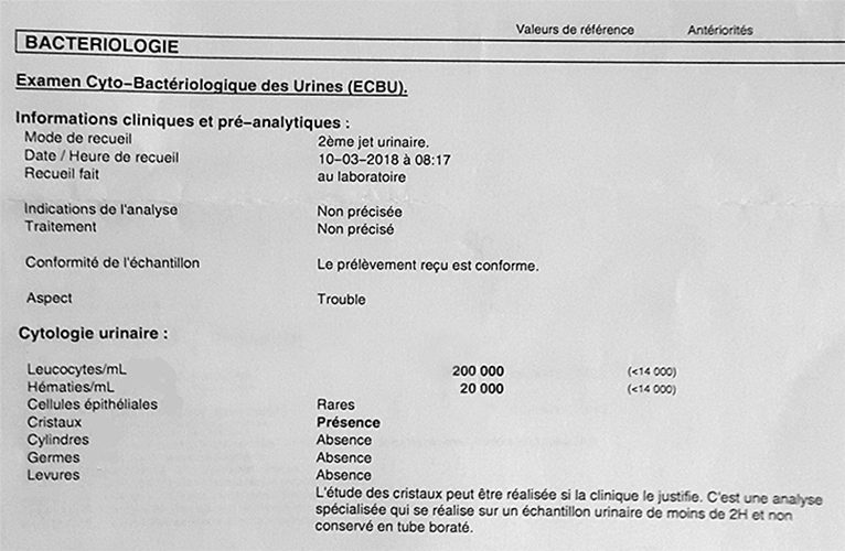 Analyses goss 5 ecbu 1