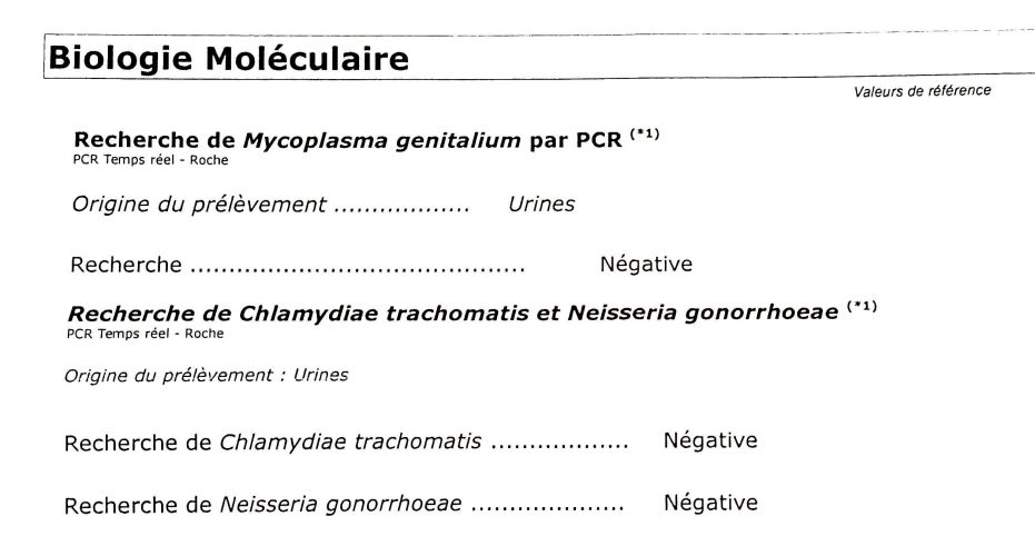 Biologie moleculaire_pcr_urines