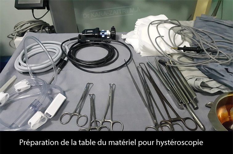 Hystéroscopie — image endoscopique cavité utérine 1
